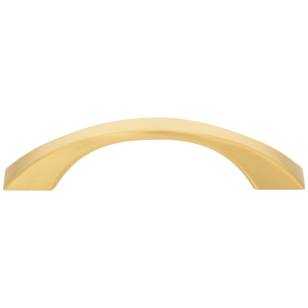 Hardware Resources 96 mm Center-to-Center Satin Nickel Flared Philip Cabinet Pull