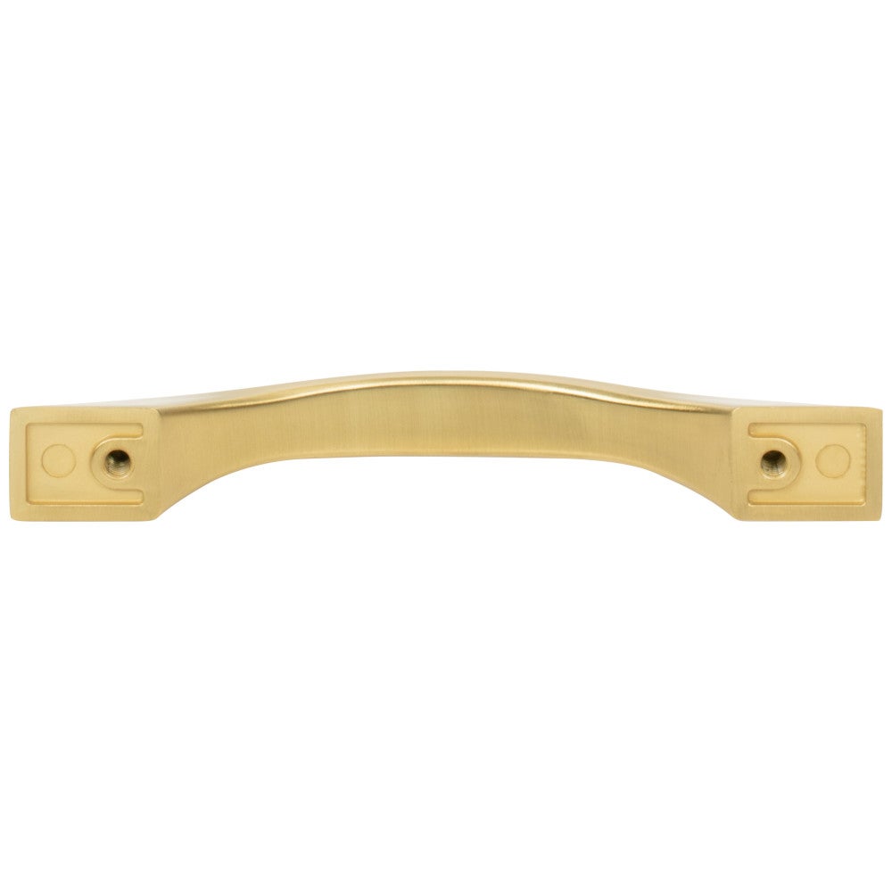 Hardware Resources 96 mm Center-to-Center Satin Nickel Flared Philip Cabinet Pull