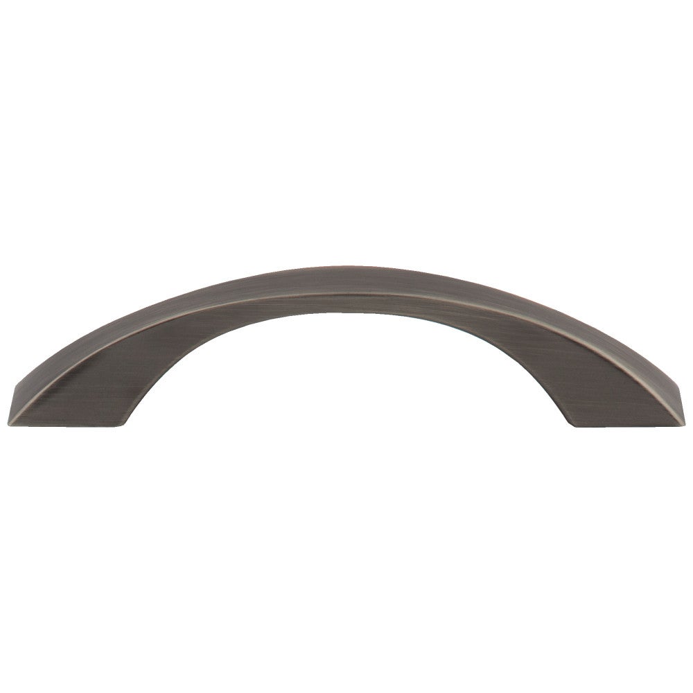 Hardware Resources 96 mm Center-to-Center Satin Nickel Flared Philip Cabinet Pull