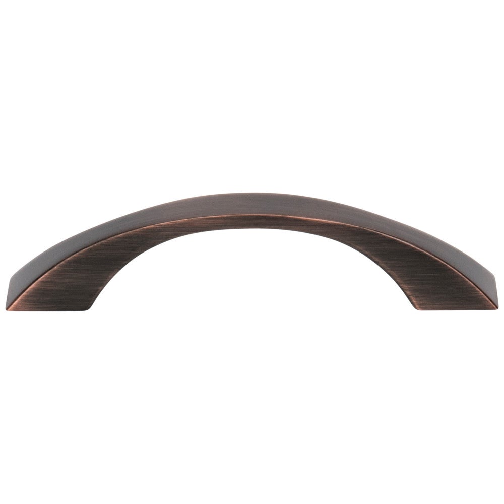 Hardware Resources 96 mm Center-to-Center Satin Nickel Flared Philip Cabinet Pull
