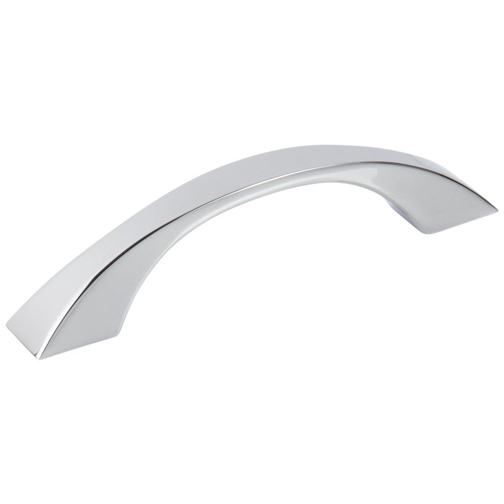 Hardware Resources 96 mm Center-to-Center Satin Nickel Flared Philip Cabinet Pull