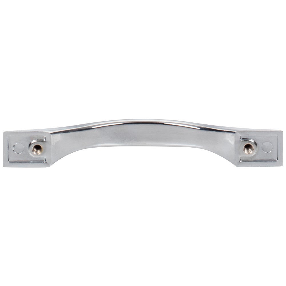 Hardware Resources 96 mm Center-to-Center Satin Nickel Flared Philip Cabinet Pull