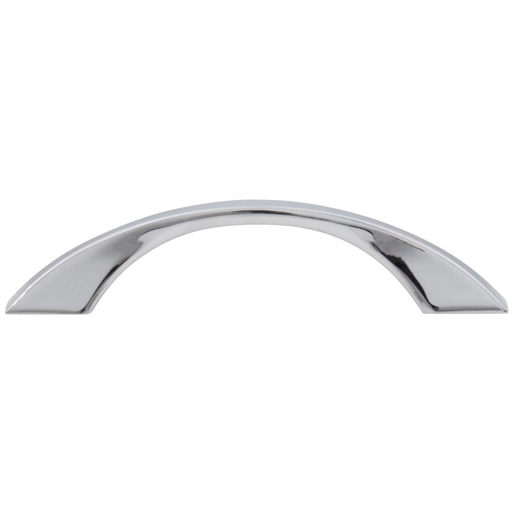 Hardware Resources 96 mm Center-to-Center Satin Nickel Flared Philip Cabinet Pull