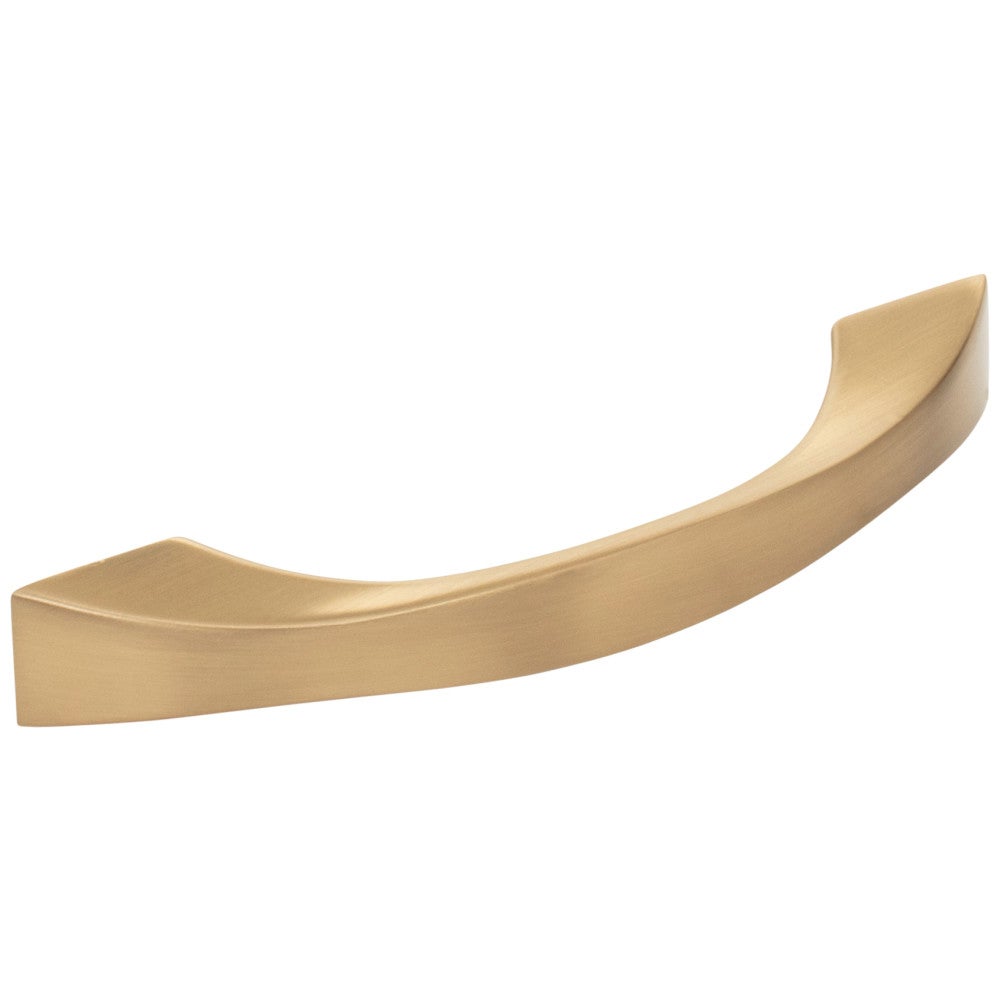 Hardware Resources 96 mm Center-to-Center Satin Nickel Flared Philip Cabinet Pull