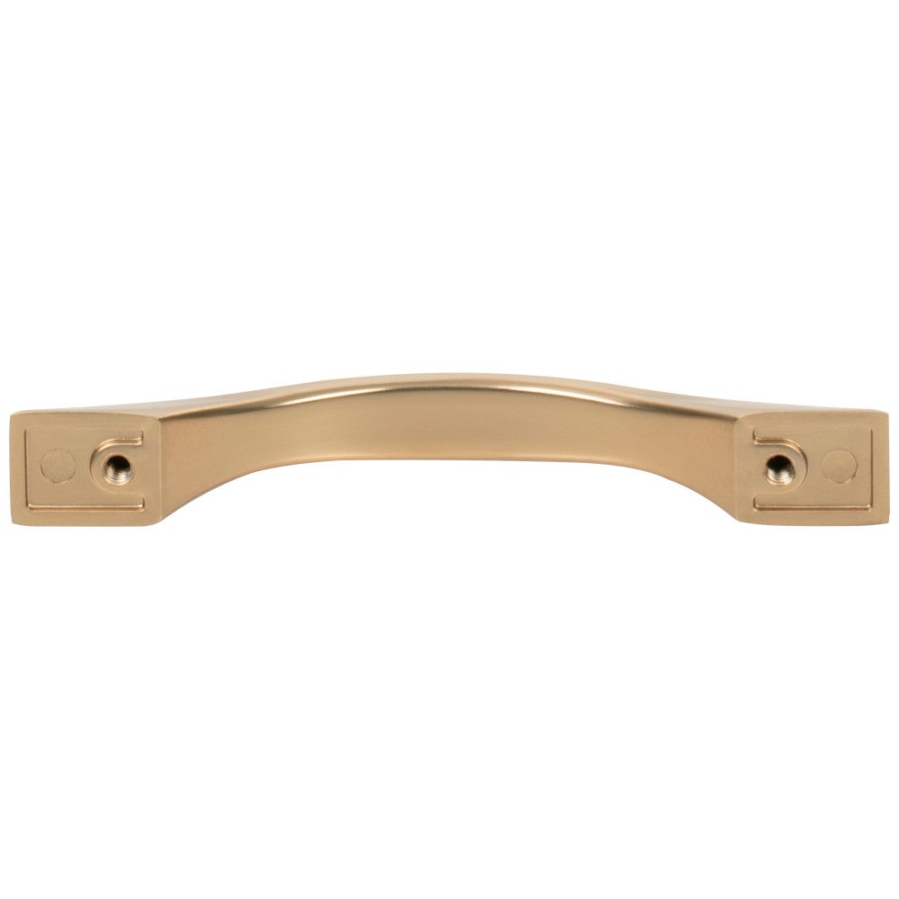 Hardware Resources 96 mm Center-to-Center Satin Nickel Flared Philip Cabinet Pull