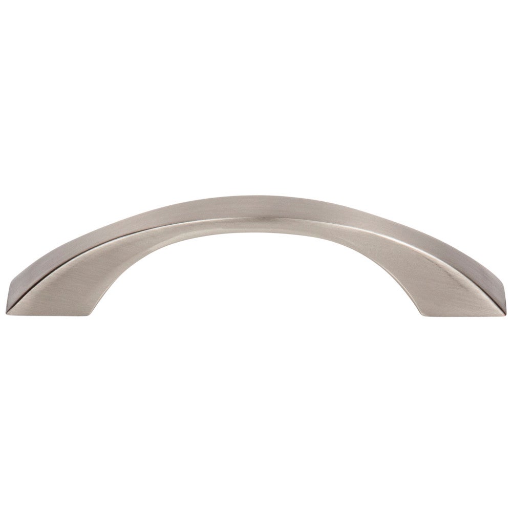 Hardware Resources 96 mm Center-to-Center Satin Nickel Flared Philip Cabinet Pull