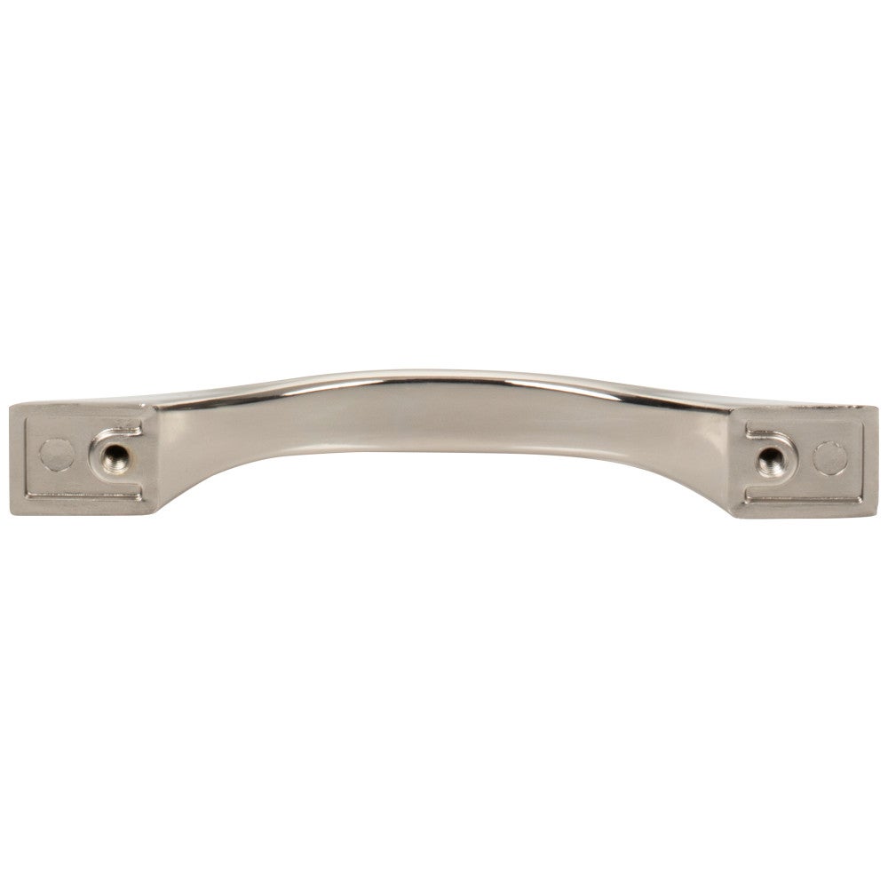 Hardware Resources 96 mm Center-to-Center Satin Nickel Flared Philip Cabinet Pull