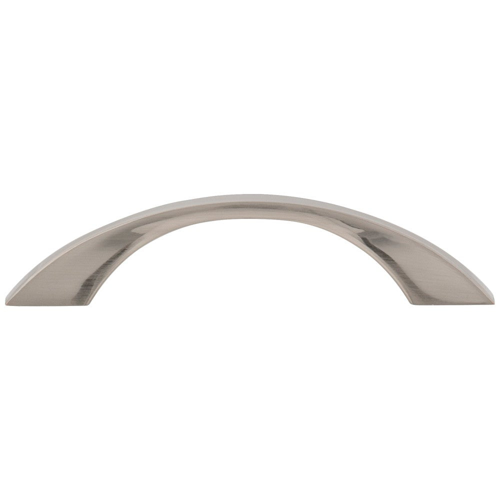 Hardware Resources 96 mm Center-to-Center Satin Nickel Flared Philip Cabinet Pull