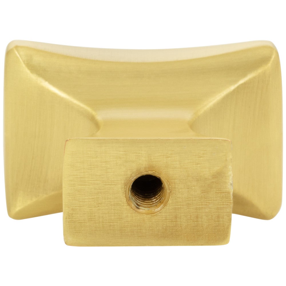 Hardware Resources 1-1/4" Overall Length Satin Nickel Flared Philip Cabinet Knob