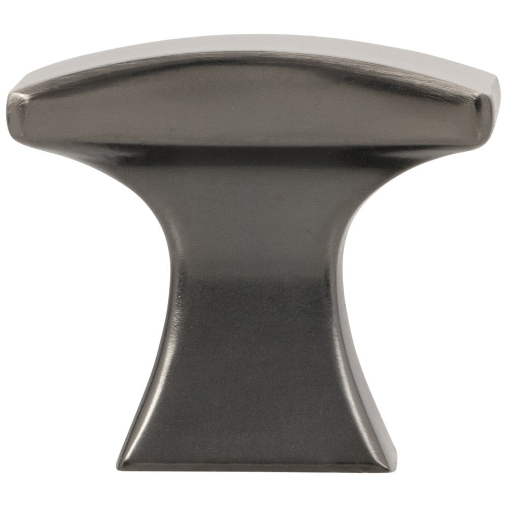 Hardware Resources 1-1/4" Overall Length Satin Nickel Flared Philip Cabinet Knob