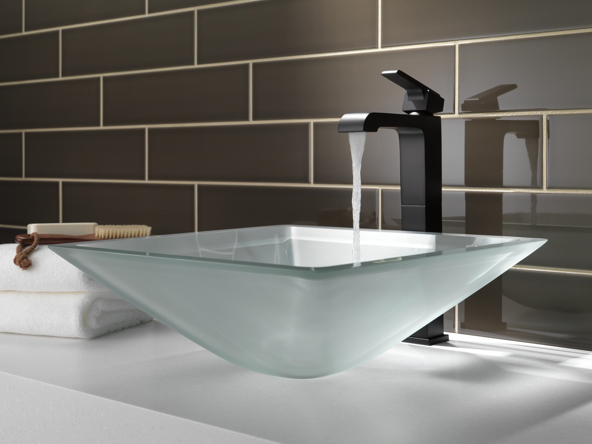 Delta Ara® Single Handle Vessel Bathroom Faucet