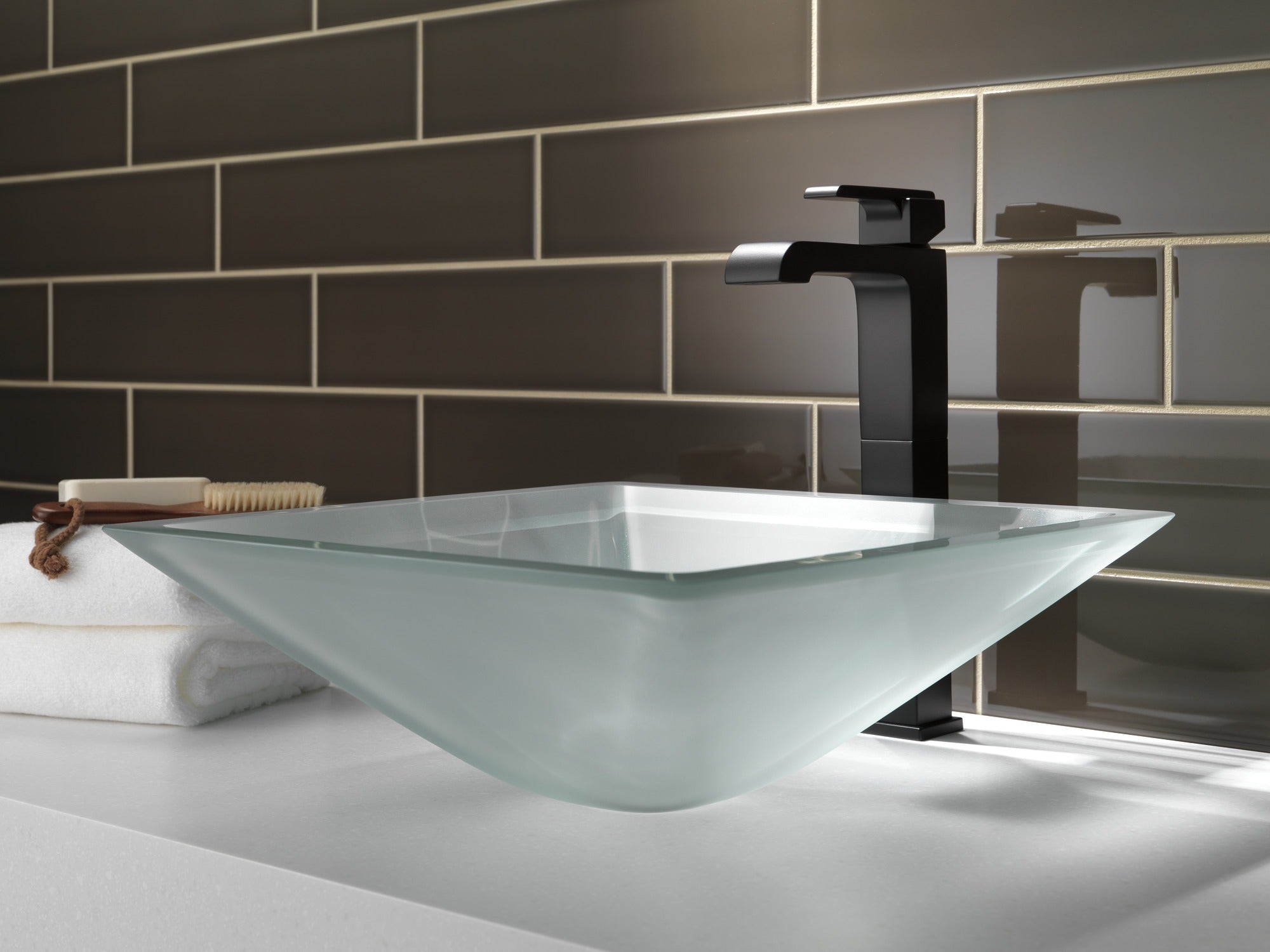Delta Ara® Single Handle Vessel Bathroom Faucet