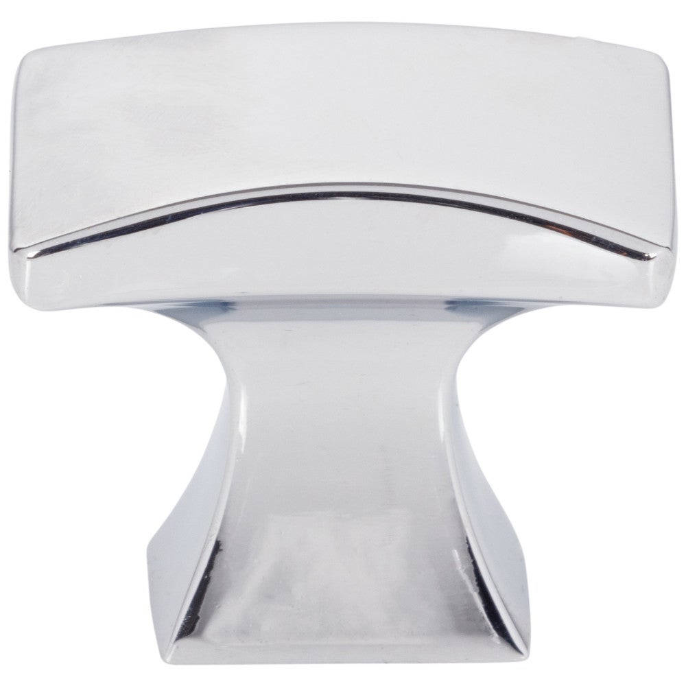 Hardware Resources 1-1/4" Overall Length Satin Nickel Flared Philip Cabinet Knob