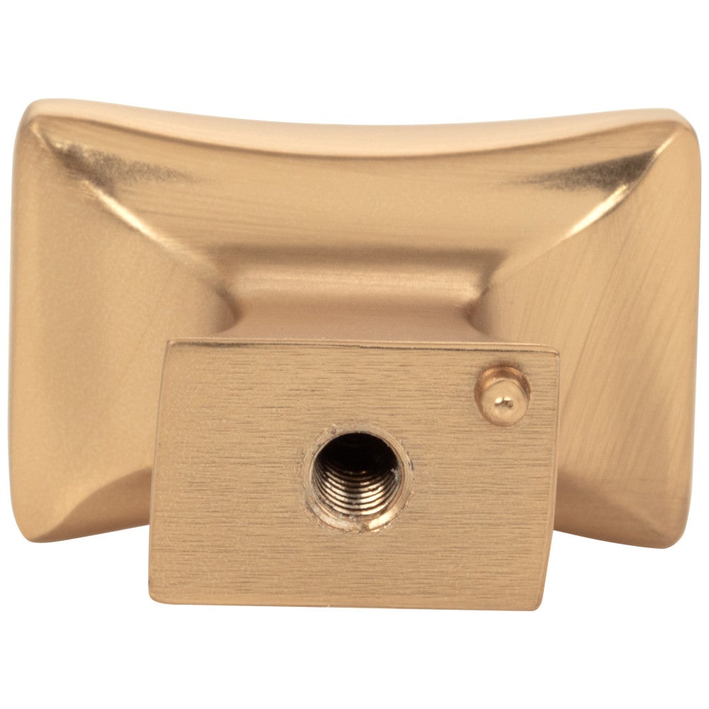 Hardware Resources 1-1/4" Overall Length Satin Nickel Flared Philip Cabinet Knob
