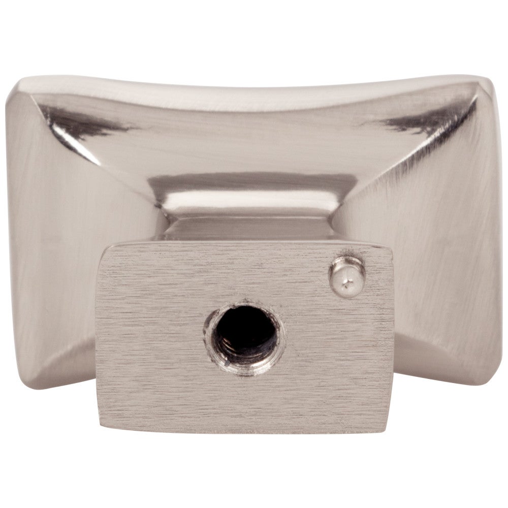 Hardware Resources 1-1/4" Overall Length Satin Nickel Flared Philip Cabinet Knob