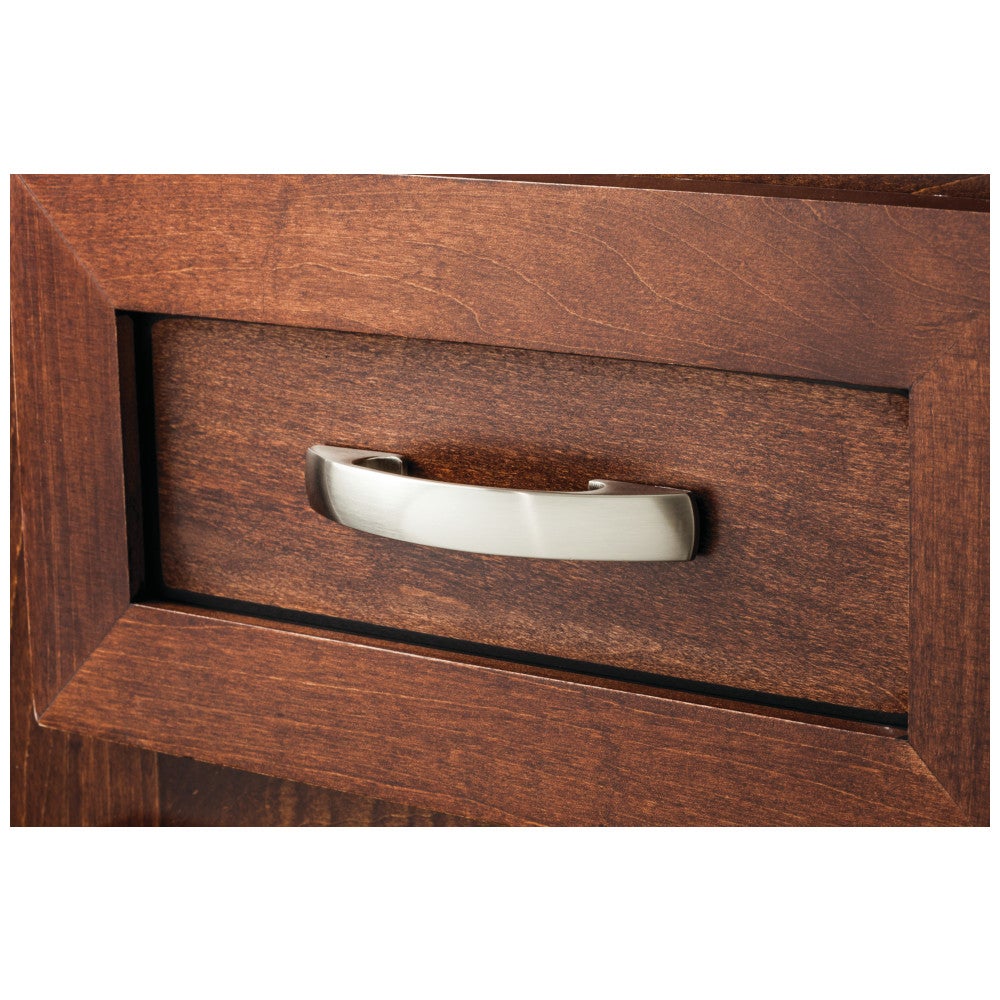 Hardware Resources 3" Center-to-Center Satin Nickel Arched Strickland Cabinet Pull