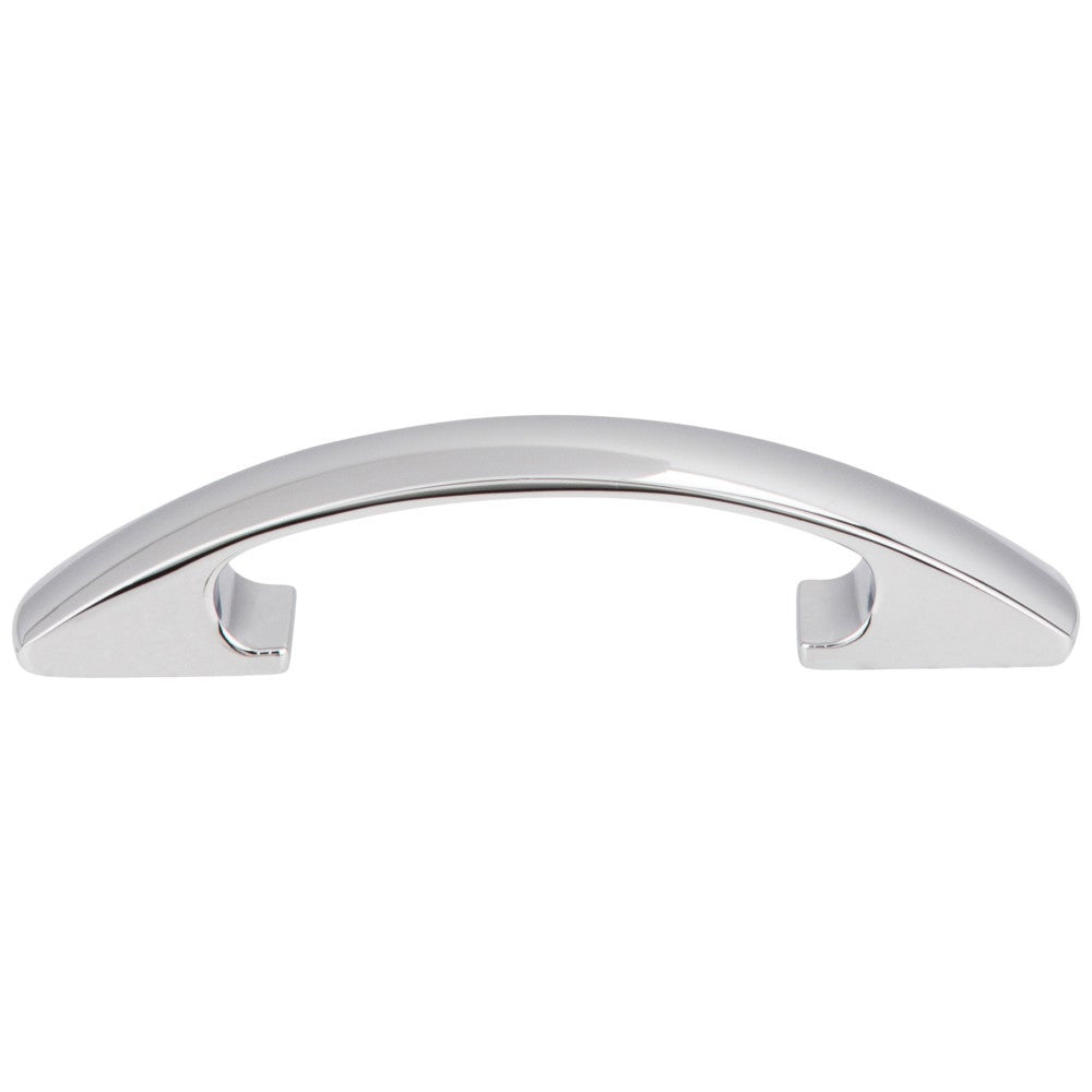 Hardware Resources 3" Center-to-Center Satin Nickel Arched Strickland Cabinet Pull