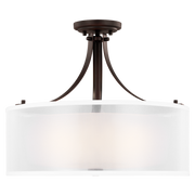 Elmwood Park 3-Light Semi Flush Mount