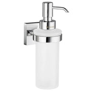 HOUSE - Holder with Frosted Glass Soap Dispenser wall mounted