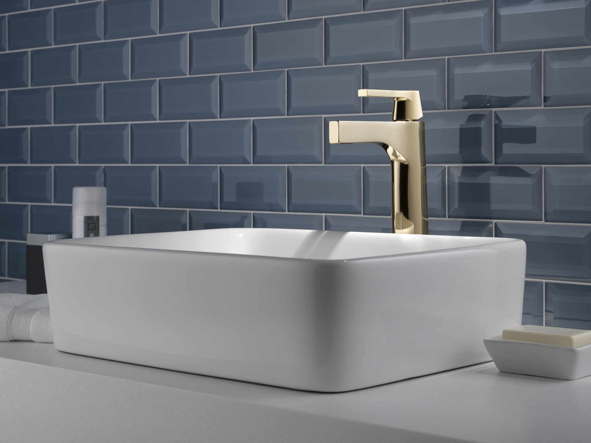 Delta Zura® Single Handle Vessel Bathroom Faucet