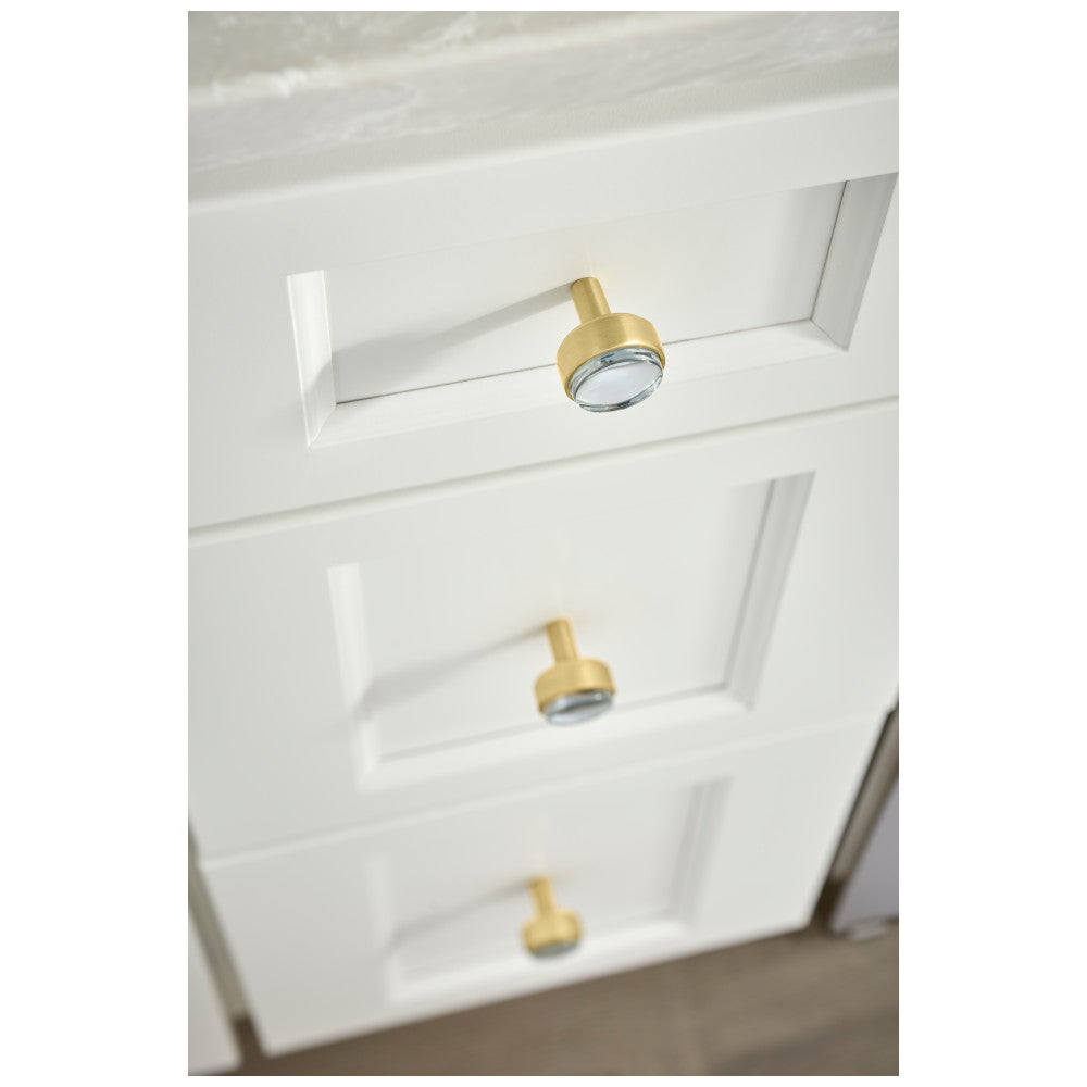 Hardware Resources 1-1/8" Diameter Satin Nickel Carmen Cabinet Knob