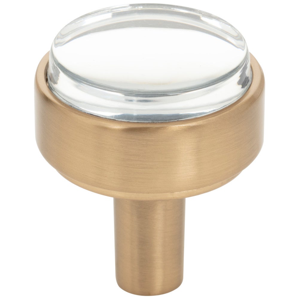 Hardware Resources 1-1/8" Diameter Satin Nickel Carmen Cabinet Knob