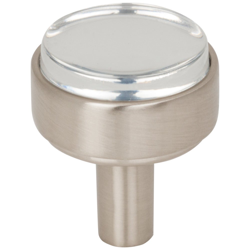 Hardware Resources 1-1/8" Diameter Satin Nickel Carmen Cabinet Knob
