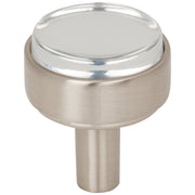 Hardware Resources 1-1/8" Diameter Satin Nickel Carmen Cabinet Knob