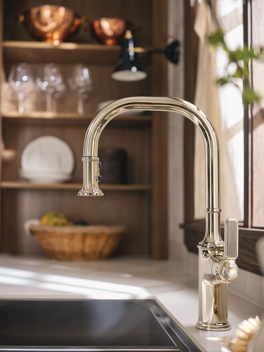 Smyth One-Handle High Arc Pulldown Kitchen Faucet