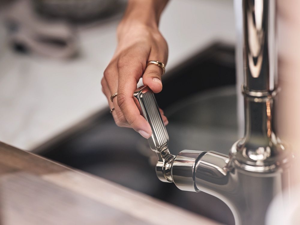 Smyth One-Handle High Arc Pulldown Kitchen Faucet