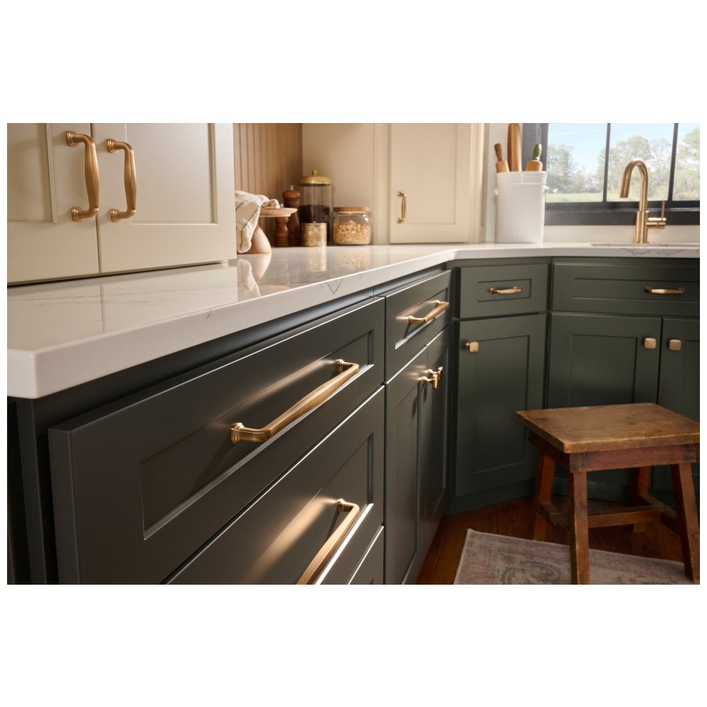 96 mm Center-to-Center Satin Nickel Fontana Cabinet Pull