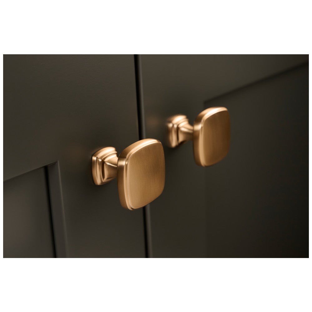 1-3/8" Overall Length Satin Nickel Fontana Cabinet Knob