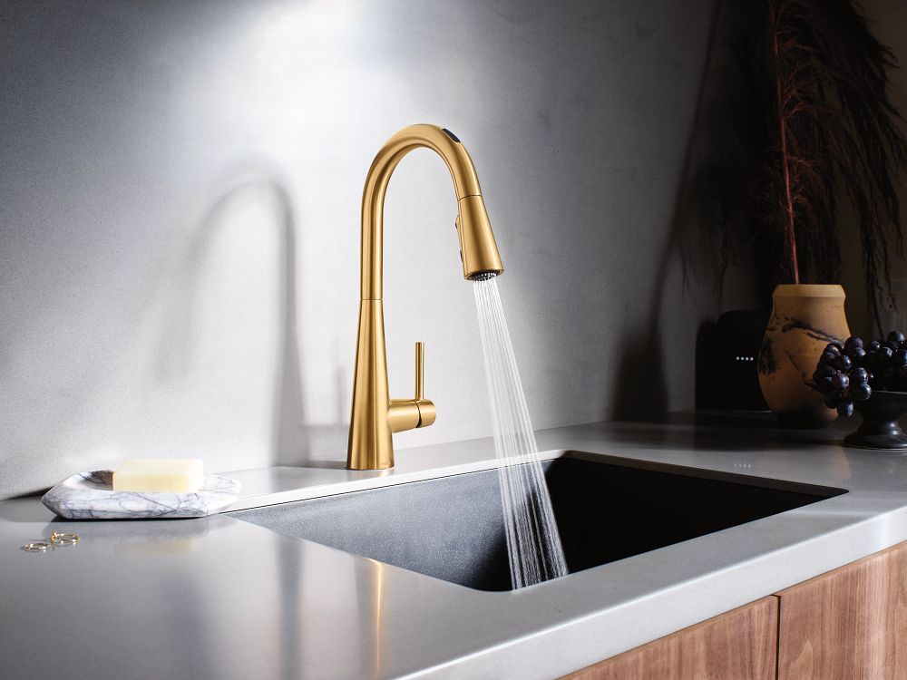 Sleek Smart Pulldown Touchless Kitchen Faucet