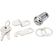 Hardware Resources 1-1/2" Length Chrome Cam Lock - Keyed Different