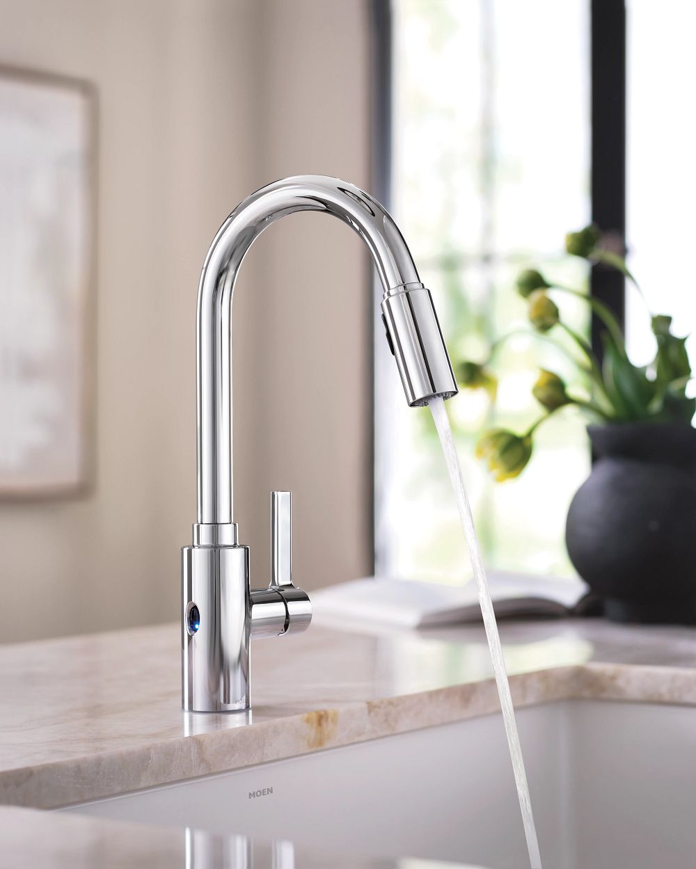 Genta LX MotionSense Wave One-Handle Pulldown Touchless Kitchen Faucet