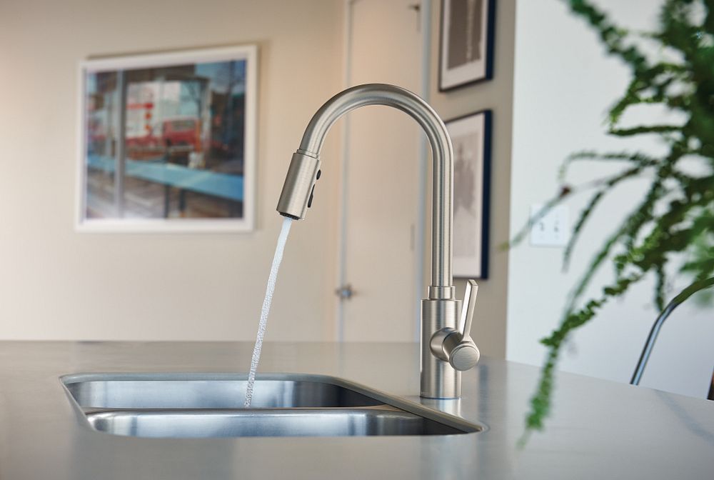 Genta LX One-Handle High Arc Pulldown Kitchen Faucet