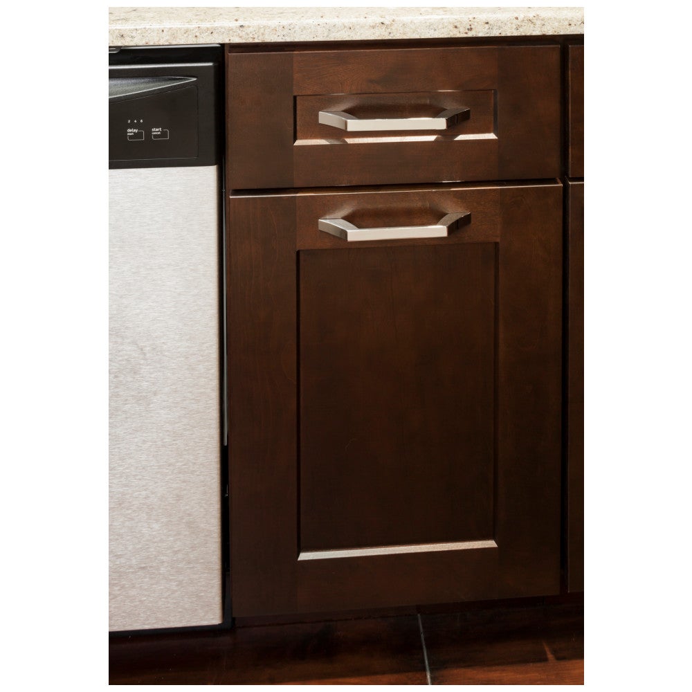 Hardware Resources 96 mm Center-to-Center Satin Nickel Square Royce Cabinet Pull