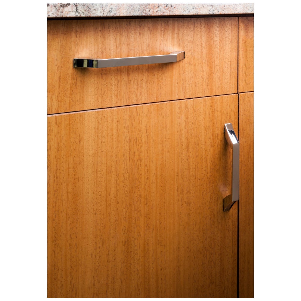 Hardware Resources 96 mm Center-to-Center Satin Nickel Square Royce Cabinet Pull