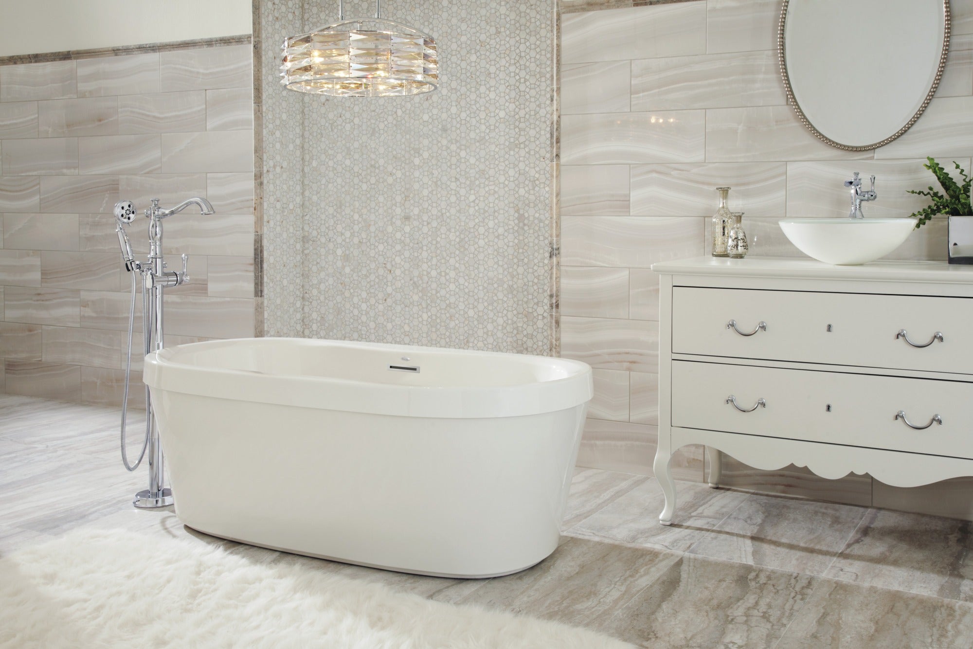 Delta Cassidy® Single Handle Channel Vessel Bathroom Faucet