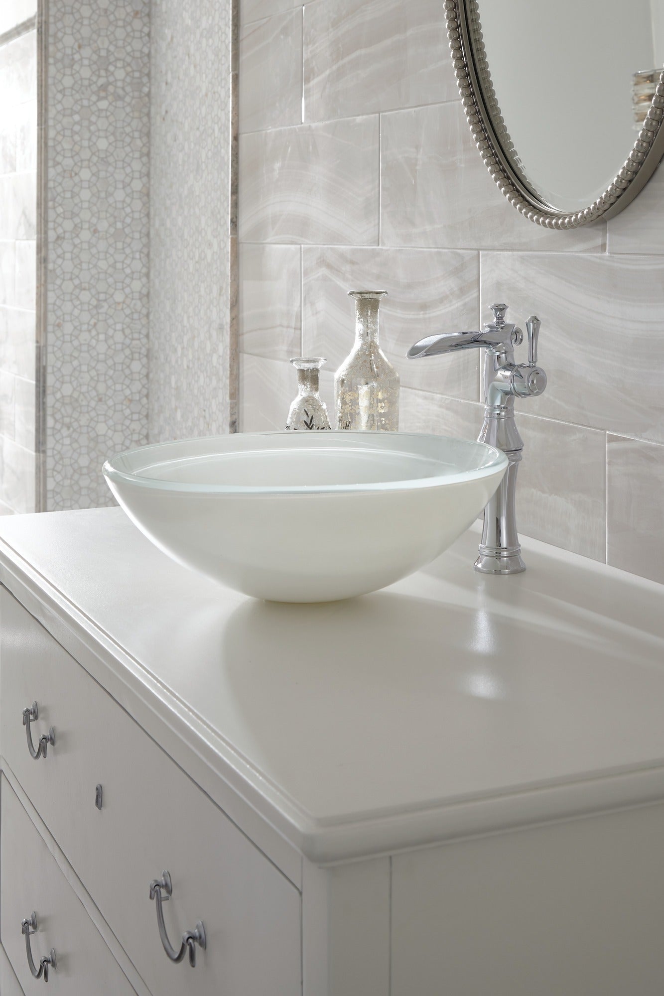 Delta Cassidy® Single Handle Channel Vessel Bathroom Faucet