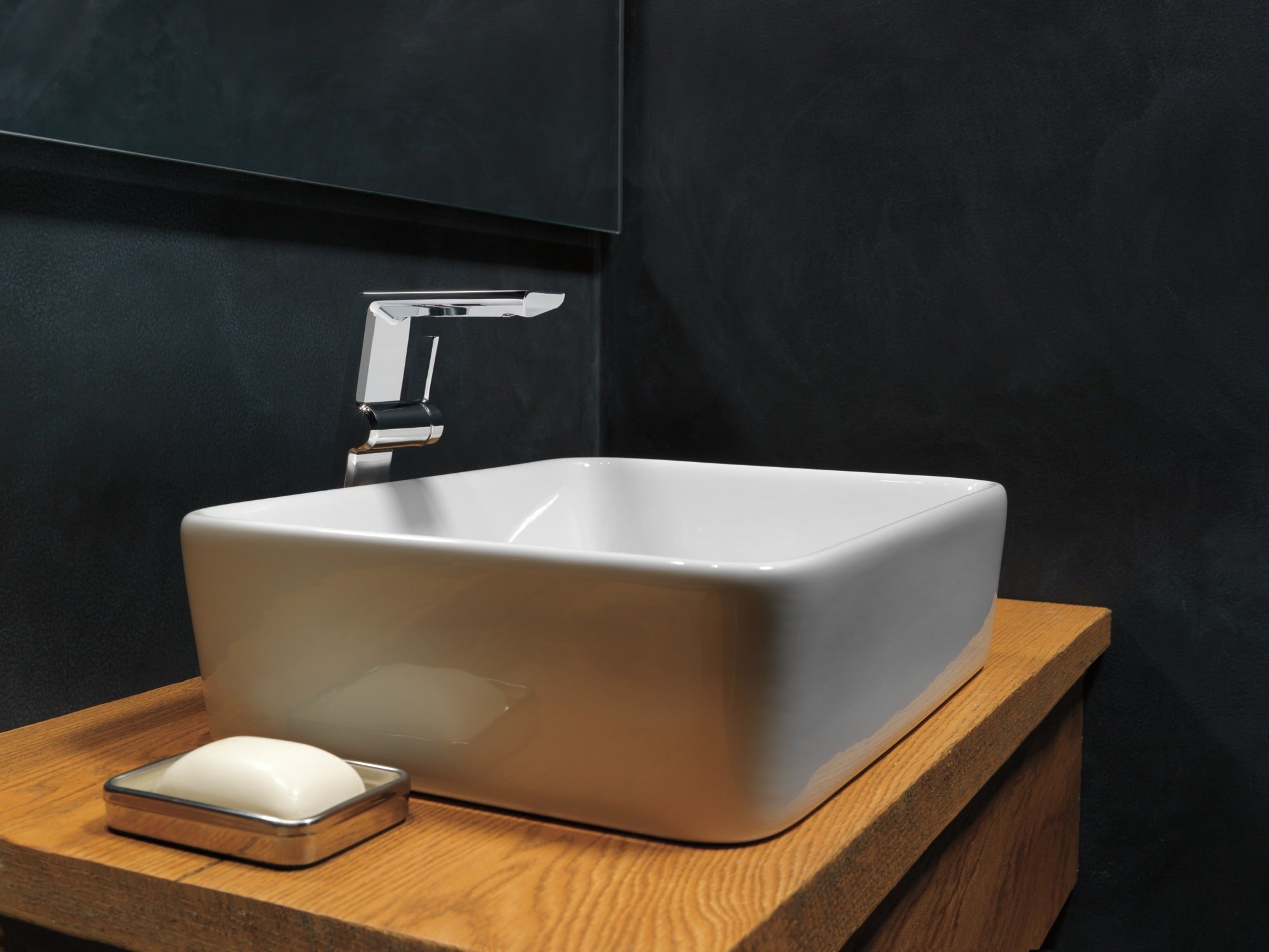Delta Pivotal® Single Handle Vessel Bathroom Faucet