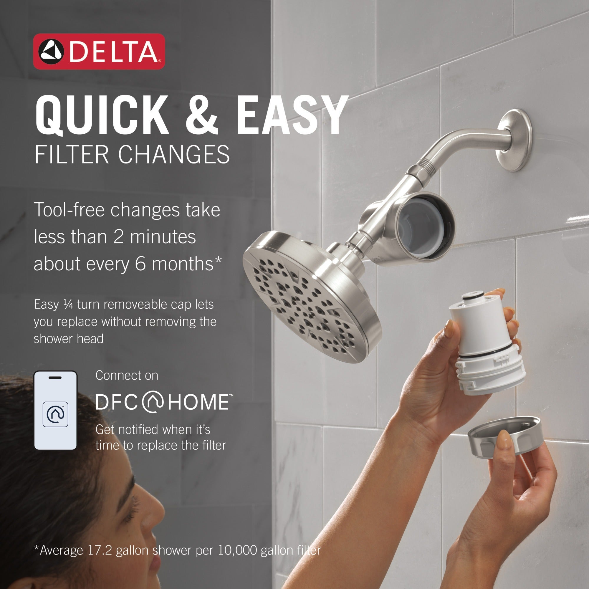 Delta Clarifi™ Shower Filter Replacement Cartridge
