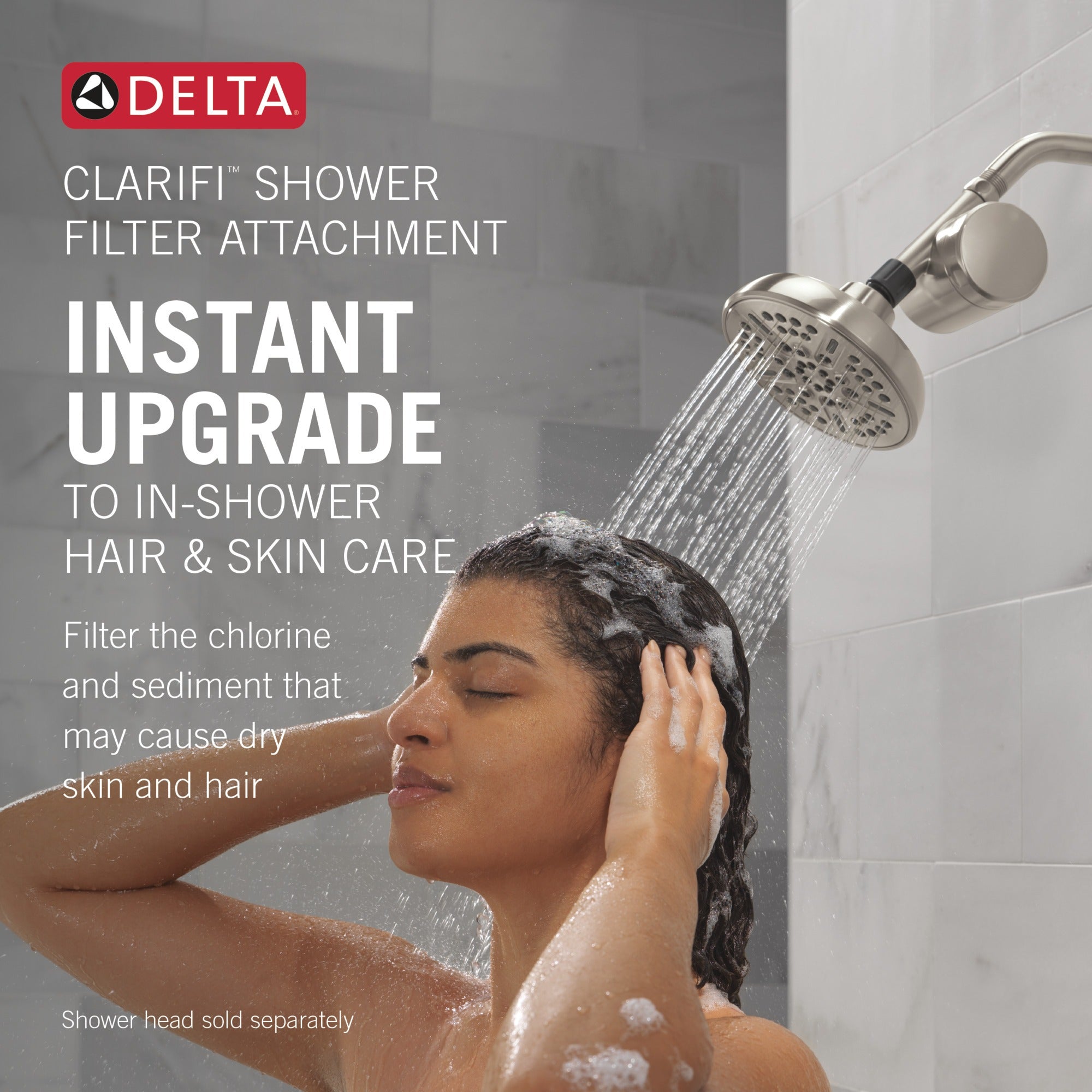 Delta Clarifi™ Standard Shower Filter Attachment
