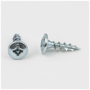 Hardware Resources #7 x 5/8" Zinc Plated Type 17 Square/Phillips Drive Coarse Thread Pan Washer Head Screw Sold by the Keg