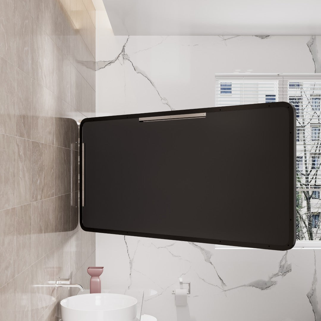 Eviva Harmony Black Metal Framed Mirror
