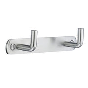 BESLAGSBODEN - Coat Rack, Double, in Brushed Stainless Steel