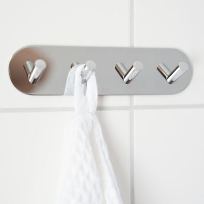 BESLAGSBODEN - Design Quadruple Hook, Self-adhesive
