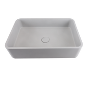 Dawn Rectangle Shape Concrete Vanity Top, Gray White CSUF10060GW