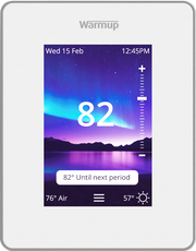 Warmup 7iE Smart WiFi MATTER Thermostat – Cloud White, 120V/240V (7IE-04-CW-LC)