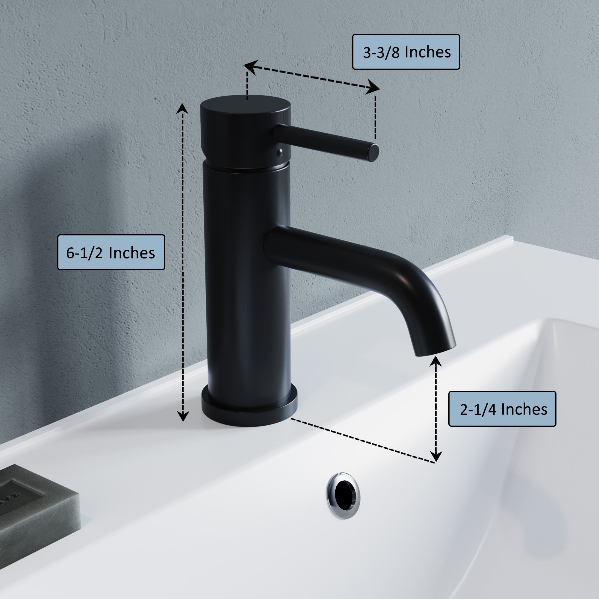 Single Handle Lavatory Faucet - 8001 011